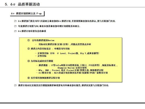 工厂高管品质体系运营方式指导教材