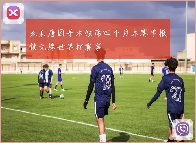 米利唐因手术缺席四个月本赛季报销无缘世界杯赛事